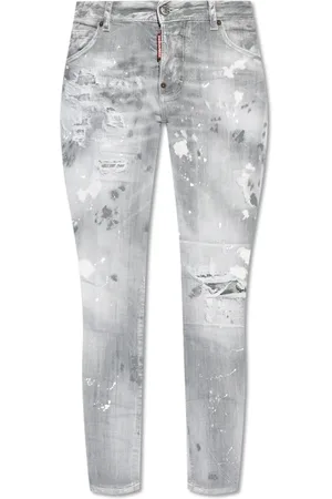 Dsquared2 Dame, Jeans, Grå, 2XS