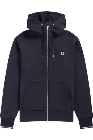 Fred Perry Herre, Gensere & Hettegensere, Blå, 2XL