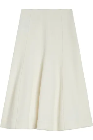 Jil Sander Dame, Skjørt, Hvit, S