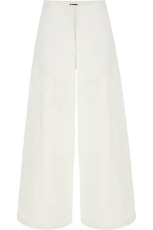 Jil Sander Dame, Bukser, Hvit, S