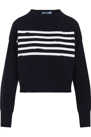 Prada Dame, Strikkevarer, Blå, 2XS