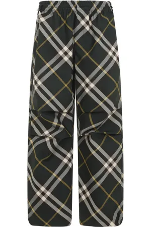 Burberry Herre, Bukser, Grønn, M