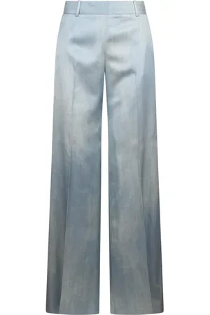 ERMANNO SCERVINO Dame, Bukser, Blå, M