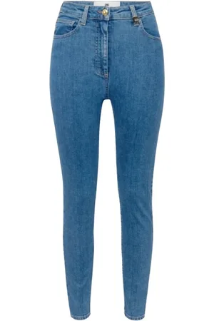 Elisabetta Franchi Dame, Jeans, Blå, W31
