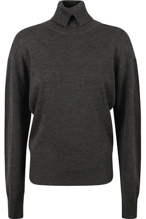 Burberry Dame, Strikkevarer, Grå, M
