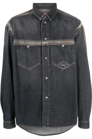 Diesel Herre, Skjorter, Svart, M