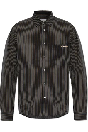 Isabel Marant Herre, Skjorter, Blå, XL