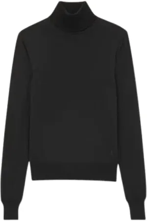 Saint Laurent Dame, Strikkevarer, Svart, M