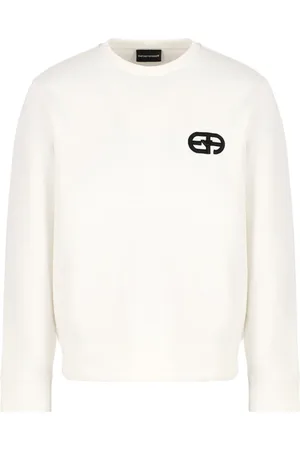 Emporio Armani Herre, Gensere & Hettegensere, Hvit, S