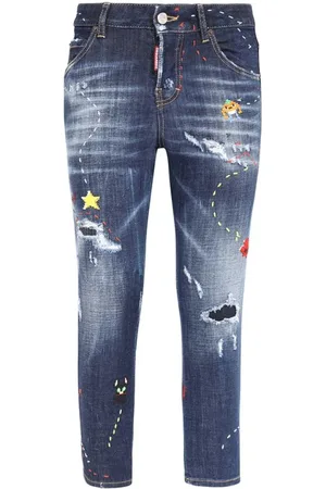 Dsquared2 Dame, Jeans, Blå, 3XS
