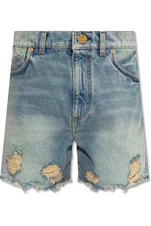 Balmain Dame, Shorts, Blå, S