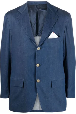 Kiton Herre, Jakker, Blå, L