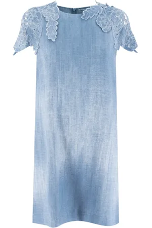 ERMANNO SCERVINO Dame, Kjoler, Blå, S