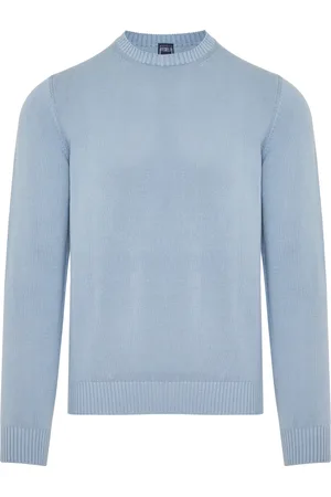 FEDELI Herre, Strikkevarer, Blå, 2XL