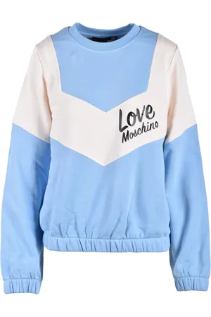 Moschino Dame, Gensere & Hettegensere, Blå, L