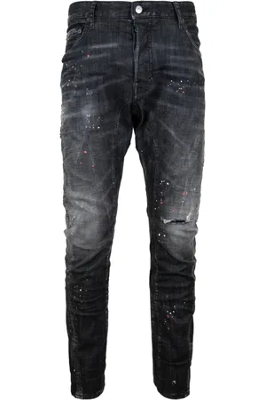 Dsquared2 Herre, Jeans, Svart, 3XL