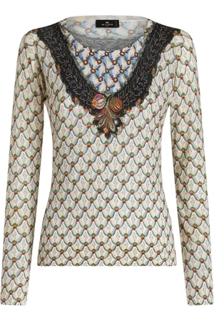 Etro Dame, Topper, Flerfarget, S