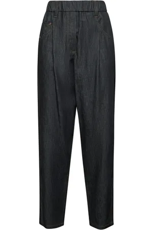 Brunello Cucinelli Dame, Bukser, Svart, XS