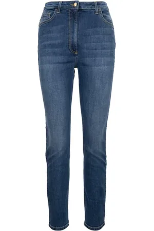 Elisabetta Franchi Dame, Jeans, Blå, W26