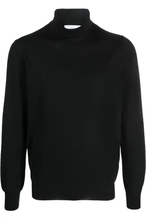 LARDINI Herre, Strikkevarer, Svart, 2XL
