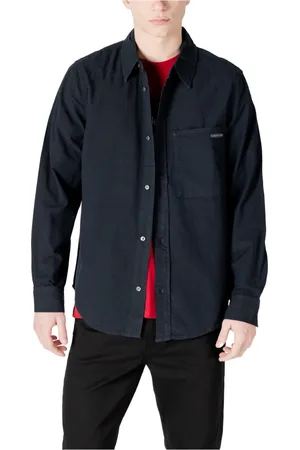 Calvin Klein Herre, Skjorter, Svart, XL