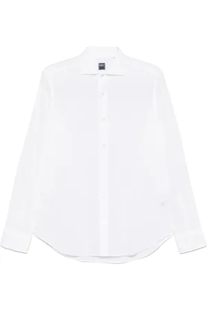 FEDELI Herre, Skjorter, Hvit, 2XL