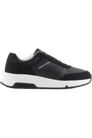 Armani Exchange Herre, Sko, Svart, 42 EU