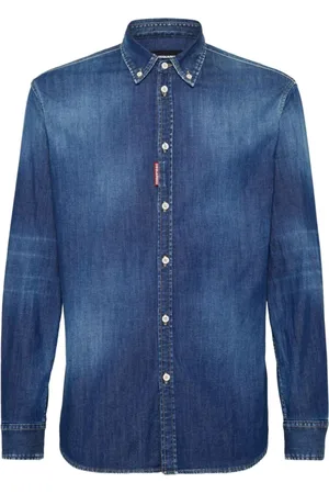 Dsquared2 Herre, Skjorter, Blå, M