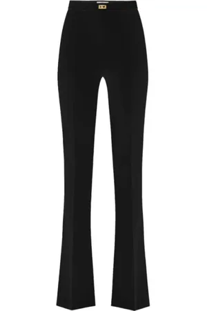 Elisabetta Franchi Dame, Bukser, Svart, XS