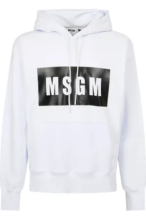 Msgm Herre, Gensere & Hettegensere, Hvit, S