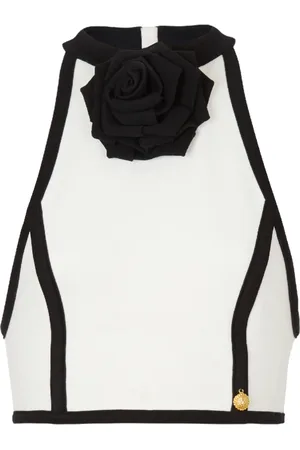 Balmain Dame, Topper, Hvit, S