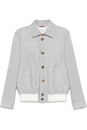 Brunello Cucinelli Herre, Jakker, Grå, L