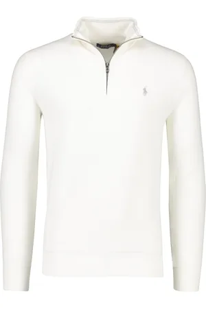 Ralph Lauren Herre, Strikkevarer, Hvit, L