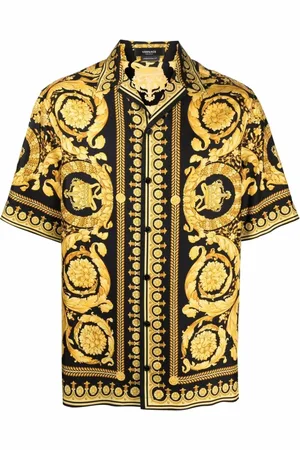 VERSACE Herre, Skjorter, Flerfarget, L