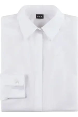 FAY Dame, Bluser & Skjorter, Hvit, XL