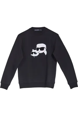 Karl Lagerfeld Herre, Gensere & Hettegensere, Svart, XL