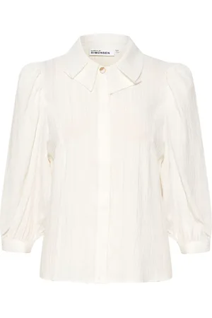 Karen by Simonsen Dame, Bluser & Skjorter, Hvit, 2XL