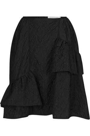 Cecilie Bahnsen Dame, Skjørt, Svart, 2XS
