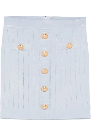 Balmain Dame, Skjørt, Blå, M