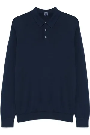 FEDELI Herre, Strikkevarer, Blå, 2XL