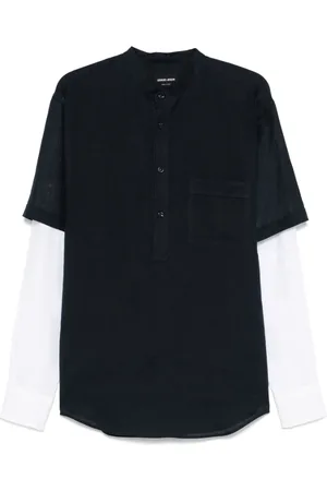 Giorgio Armani Herre, Skjorter, Blå, M