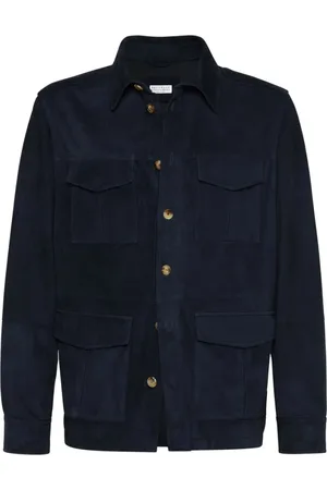 Brunello Cucinelli Herre, Jakker, Blå, S