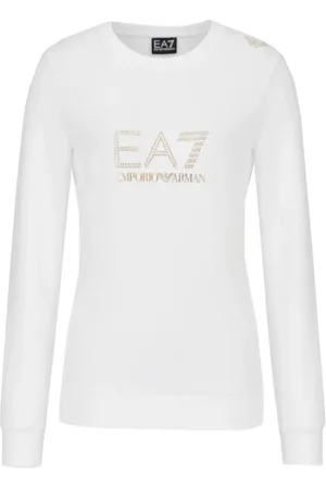 EA7 Dame, Gensere & Hettegensere, Hvit, M