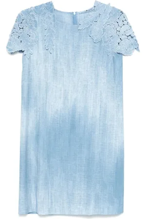 ERMANNO SCERVINO Dame, Kjoler, Blå, S