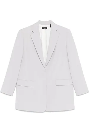 THEORY Dame, Jakker, Grå, XS/S