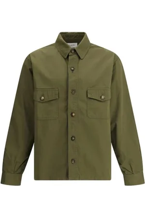 Saint Laurent Herre, Skjorter, Grønn, M
