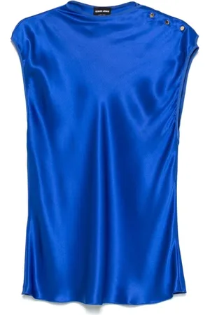 Giorgio Armani Dame, Topper, Blå, S