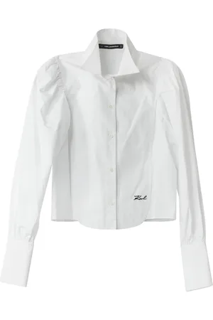 Karl Lagerfeld Dame, Bluser & Skjorter, Hvit, M