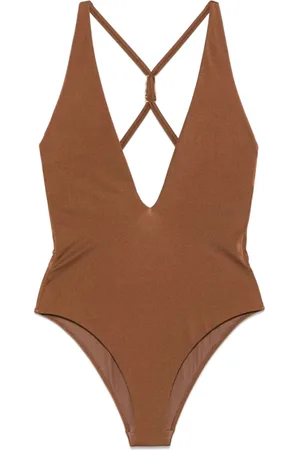 VERSACE Dame, Svømmetøy, Brun, L