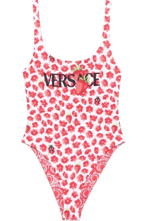 VERSACE Dame, Svømmetøy, Rød, L
